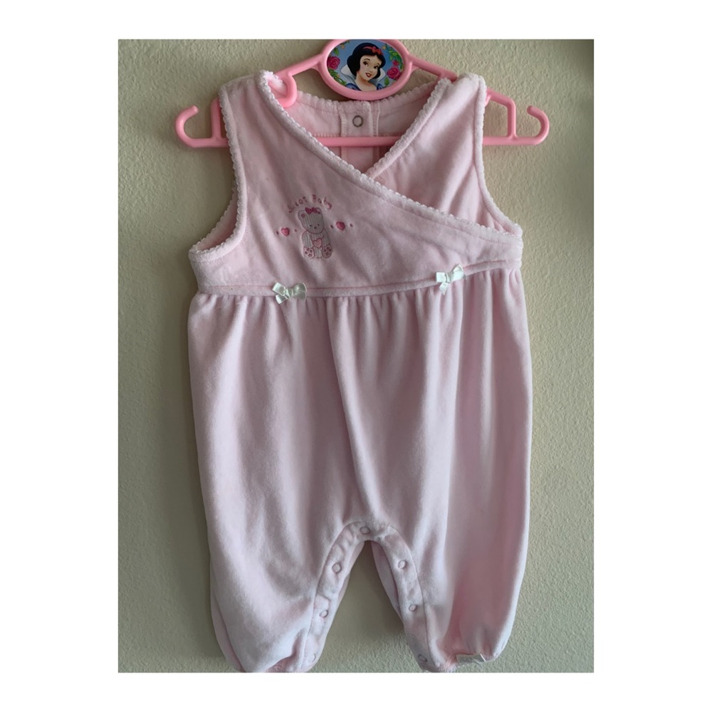 ~Pink teddy bear jump suit~warm material
